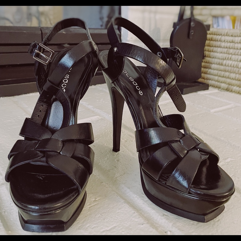 Italian leather heels